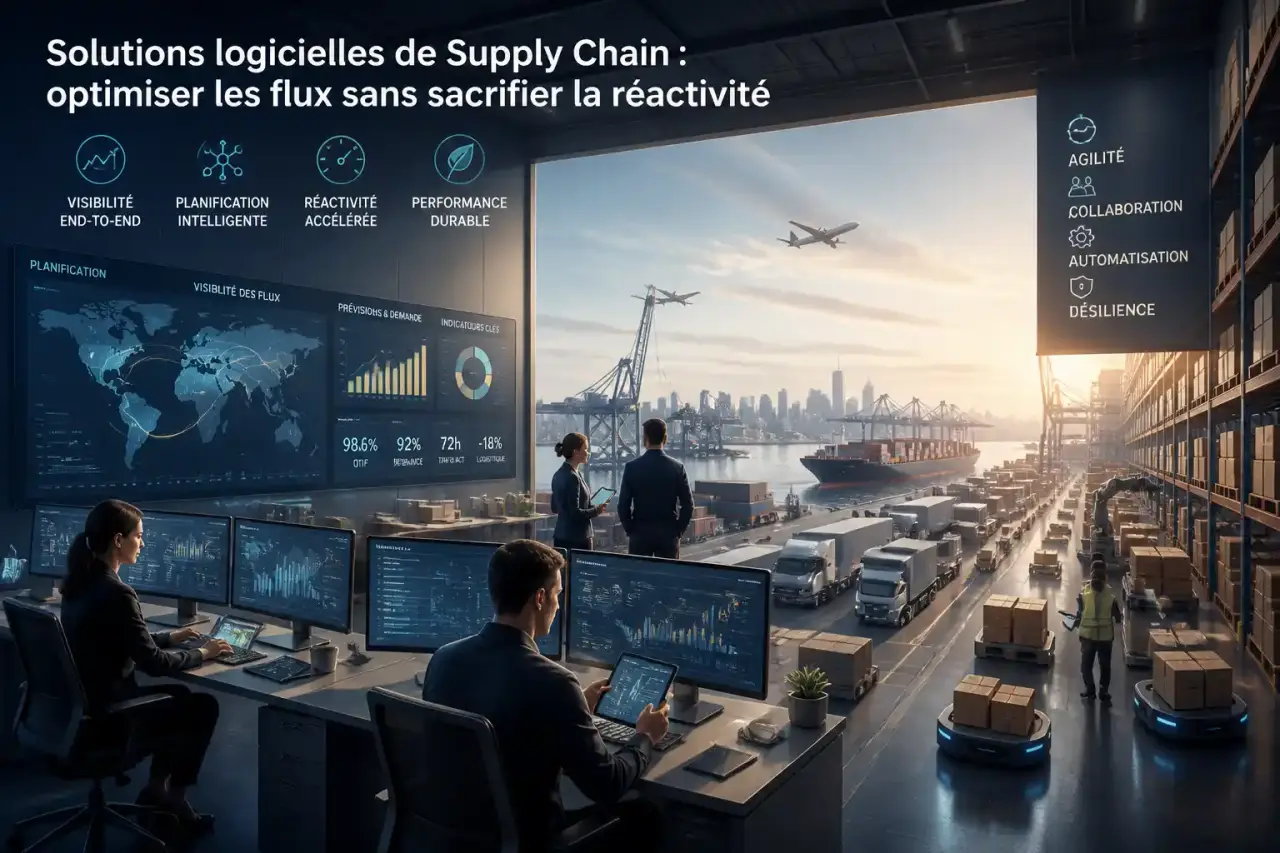 Solutions logicielles de Supply Chain : optimiser les flux sans sacrifier la réactivité
