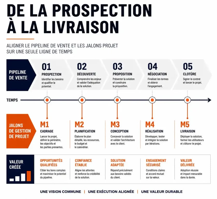Convergence entre CRM et gestion de projet pour une meilleure productivité